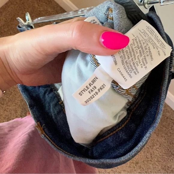 Madewell front button denim skirt - Picture 5 of 6